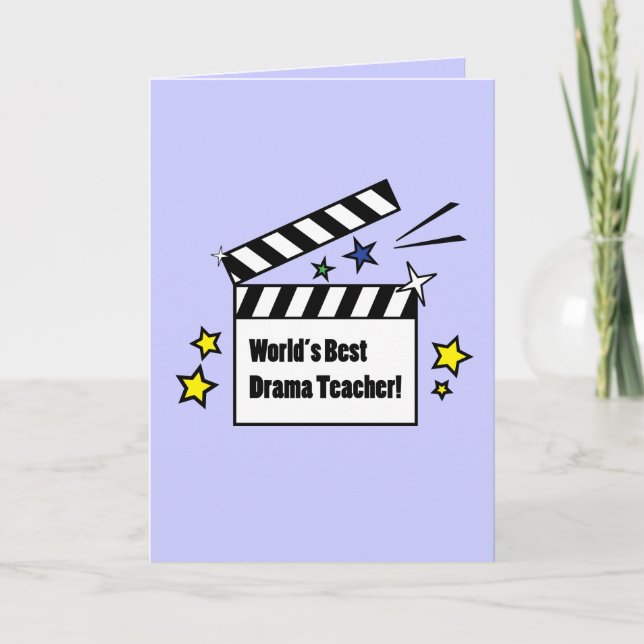 Tack till min Drama-lärare: Spela Kort (Framsida)