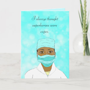 Tack till min Hero, Nurse, Doktor, Caregiver Kort