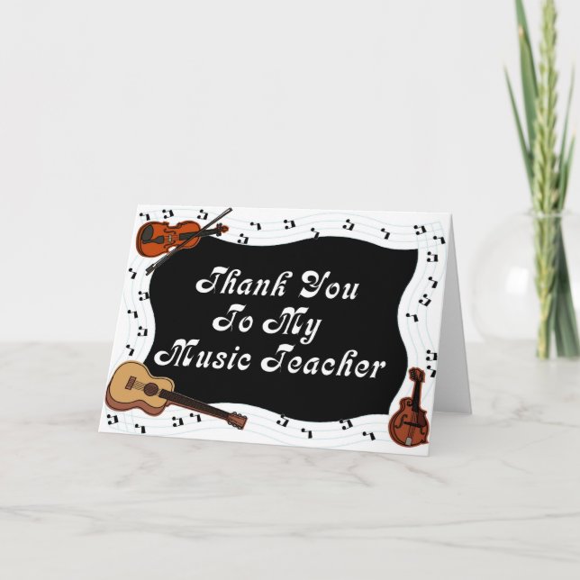 Tack till min musiklärare (Framsida)