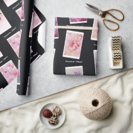 Tack till professionell fotograf! presentpapper