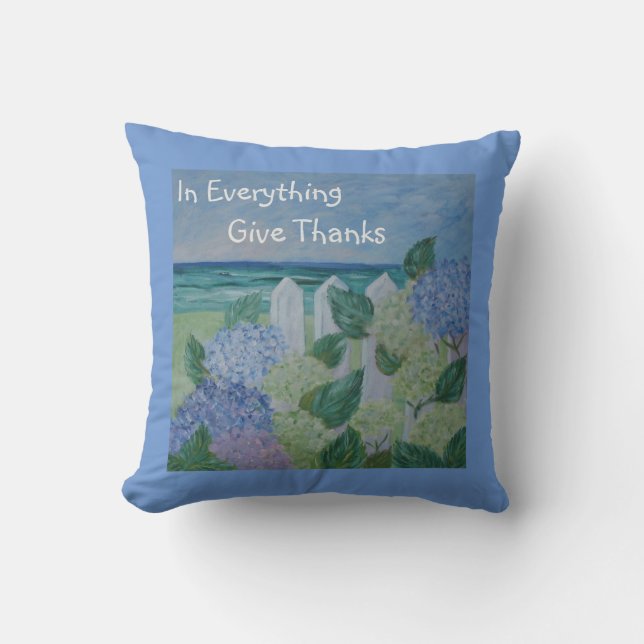 Tack till Seashore i allt Ge Kudde (Framsida)
