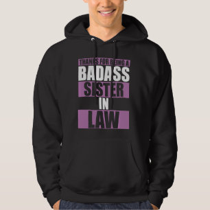 Tack till syster i juridik från broder i Lag Ley B Hoodie