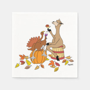 Tack till Thanksgiving servett