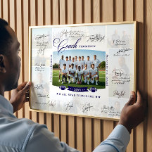Tack till tränaren - fotbollslagets signatur