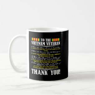 Tack till Vietnams veteraner Modiga krigare V Kaffemugg