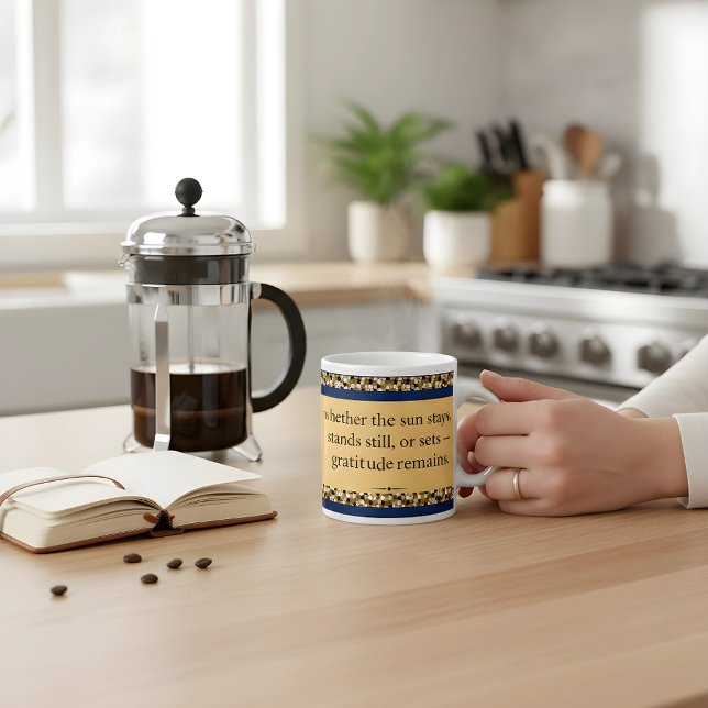 Tack tillhör kvar | Inspirerande bekräftelse   Jumbo Mugg (A ritual for the soul. ✨ Gratitude Remains™: Where your morning coffee meets your deepest peace)