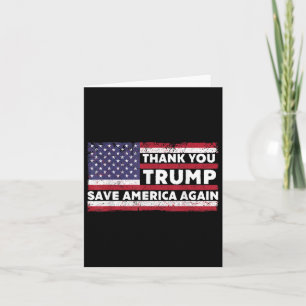 Tack Trump Spara America Support Trump 2 Kort