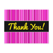 Tack + Tunn Magenta och Rosa Rand Mönster