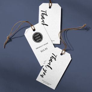 Tack Typografi l Rengör Pris Visning Presentetikett