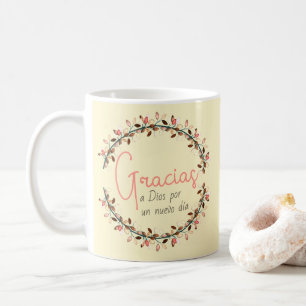 Tack Typografi Löv Utandningsmall Kaffemugg