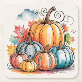 Tack Underlägg Papper Kvadrat