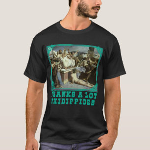 Tack utslagsplatser för en lottPhidippides roliga T Shirt