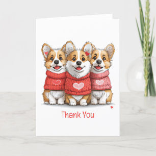 Tack Valentiness Pembroke Welsh Corgi Hundar Kort