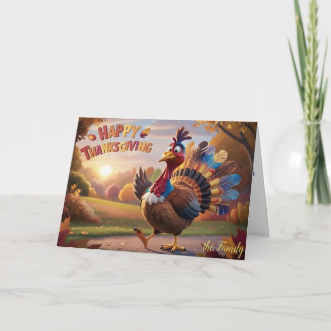 Tack, välsignad och Turkiet-besatt Tack Kort (Framsida)