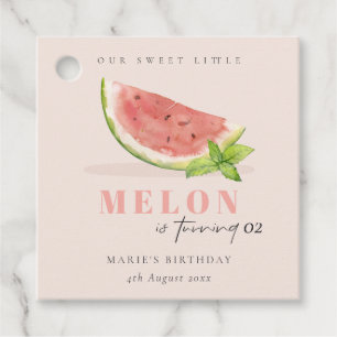 Täck vår lilla melon i alla åldrar. gåvor etiketter