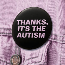 Tack vare Autism Rosa Sarcastic Slogan