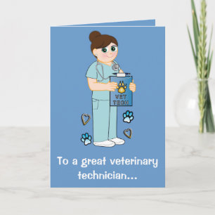Tack vare en veterinärtekniker kort