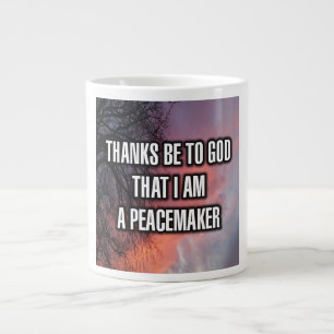 Tack vare Gud är jag en paciemaker Mugg Jumbo Mugg