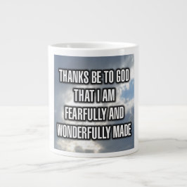 Tack vare Gud är jag rädd och... Mugg Jumbo Mugg