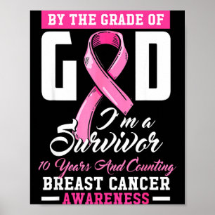 Tack vare Guds nåd Bröstcanceröverlevare 10 år Poster