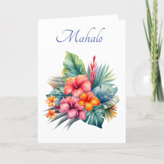 Tack vare hawaiiska kort (Mahalo elaks tack)