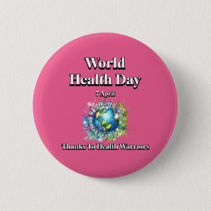 Tack vare Health Warriors. Världshälsodagen Knapp