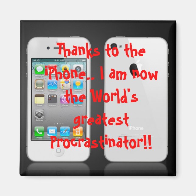 Tack vare iPhone är jag nu världens Magnet (Framsidan)