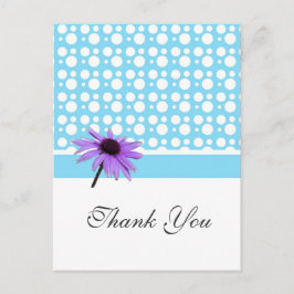 Tack vare kort, punkter och daisy vykort