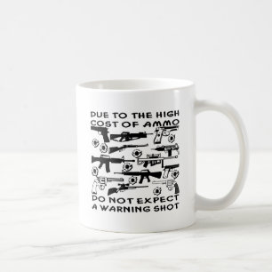 Tack vare kostar kicken av Ammo inget skrämskott Kaffemugg