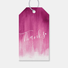 Tack vare märkre för förmånserbjudanden för rosa a presentetikett