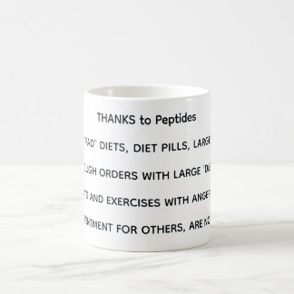 TACK vare Peptides Kaffemugg