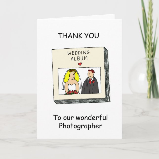 Tack vare vår fotoskrivare i Bröllop (Framsida)