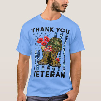 Tack vare veteranerna bekämpar vi vallmoblommans v t shirt