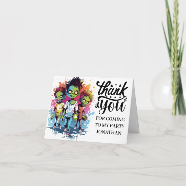 TACK VÄRLD zombie kostymer för barn (Framsida)