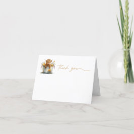 Tack, vattentätt skotsk kosfarm tack kort