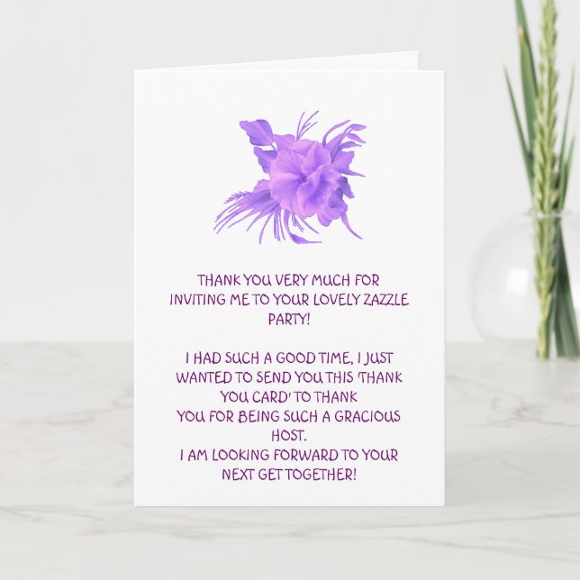 TACK VERY MUCH KORT (Framsida)