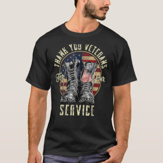 Tack veteraner för er dag för veteranerna t shirt