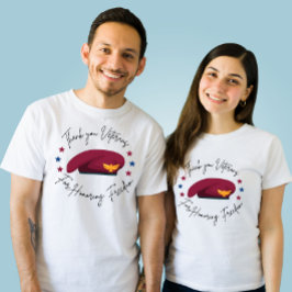 Tack Veteraner för hedersfrihet T Shirt