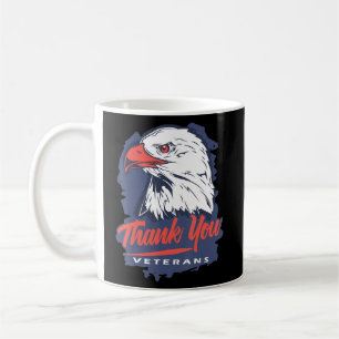 Tack Veteraner i veterandagen Patriotic Manar Kaffemugg