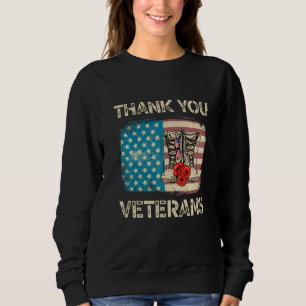 Tack Veteraner i veterandagen Patriotic Manar T Shirt