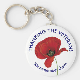 Tack veteraner nyckelring