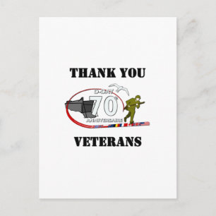 Tack veteraner - Thank you veterans Vykort