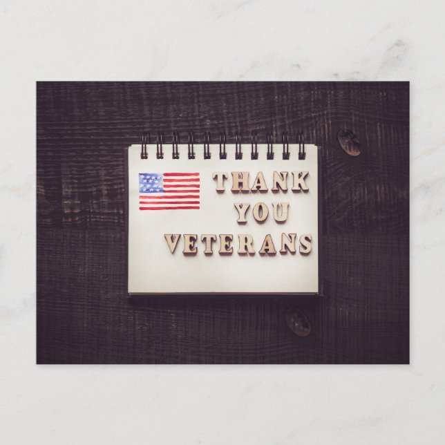 Tack veteraner vykort (Framsida)