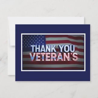 Tack veteraner vykort