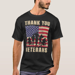 Tack Veterans American Flagga Patriotic Manar Wome T Shirt