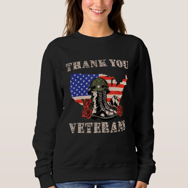 Tack Veterans Combat Boots Helmet Veterans D T Shirt (Framsida)