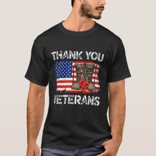 Tack Veterans Combat Boots Veteran Day Amerika T Shirt