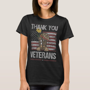 Tack Veterans Combat Boots Veteran Day Amerika T Shirt