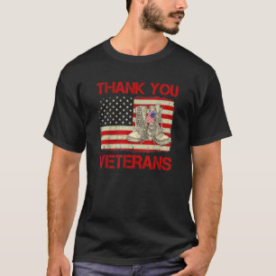Tack Veterans Combat Boots Veteran Day Amerika T Shirt