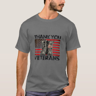 Tack Veterans Combat Boots Veteran Day Amerika T Shirt